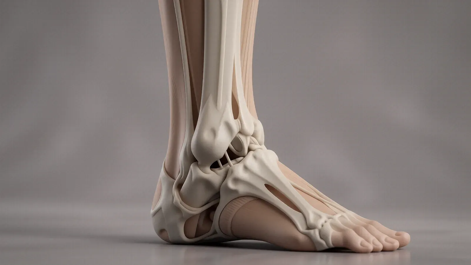 Anatomie der Sprunggelenkskapsel