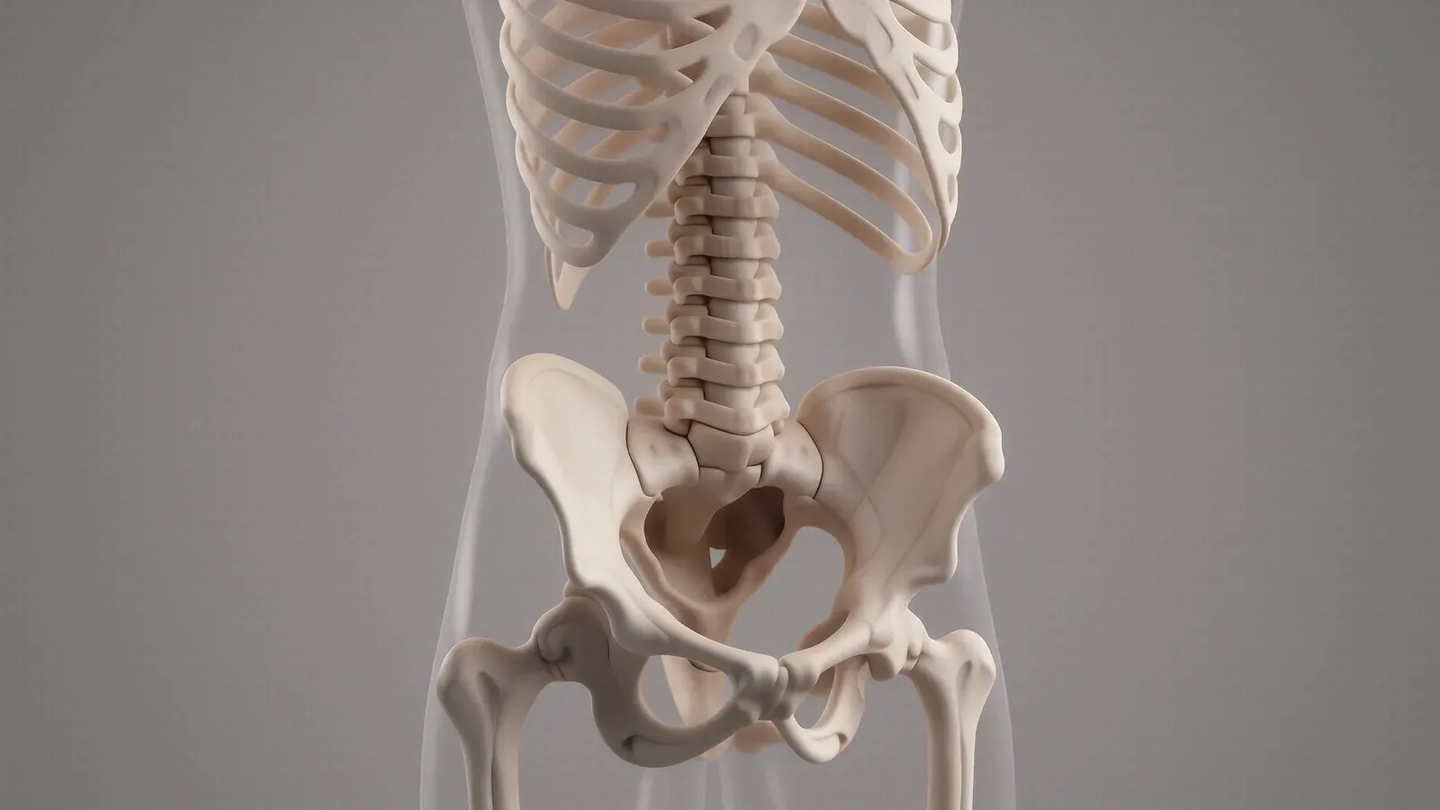 Anatomische Darstellung der vorderen Beckenkippung
