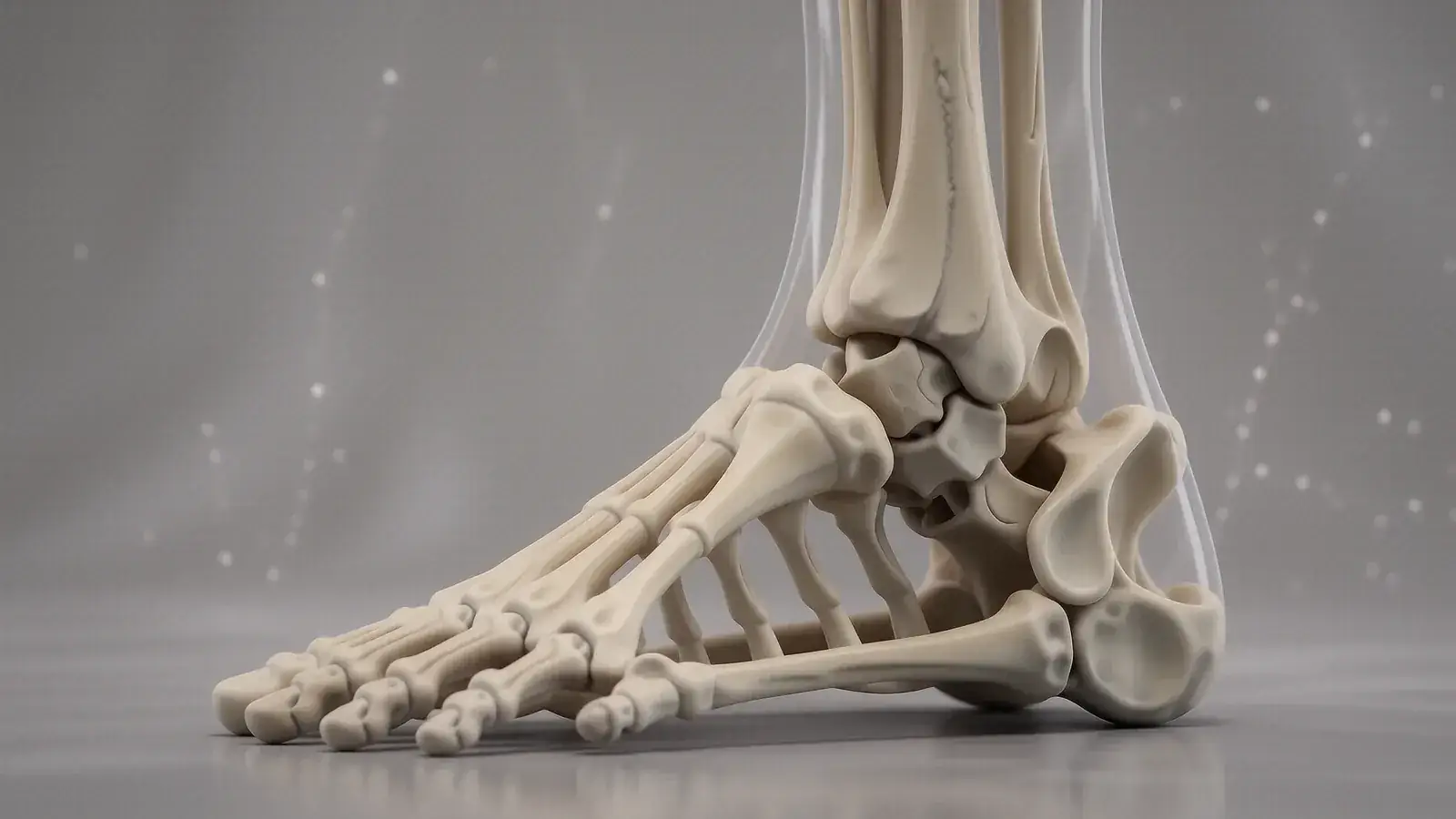 Anatomie eines Hohlfußes bei Charcot-Marie-Tooth